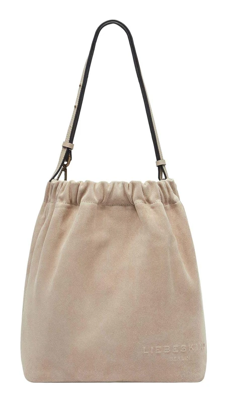 Liebeskind Women Hobo M Cloud Suede Handbag, Sandcastle, M