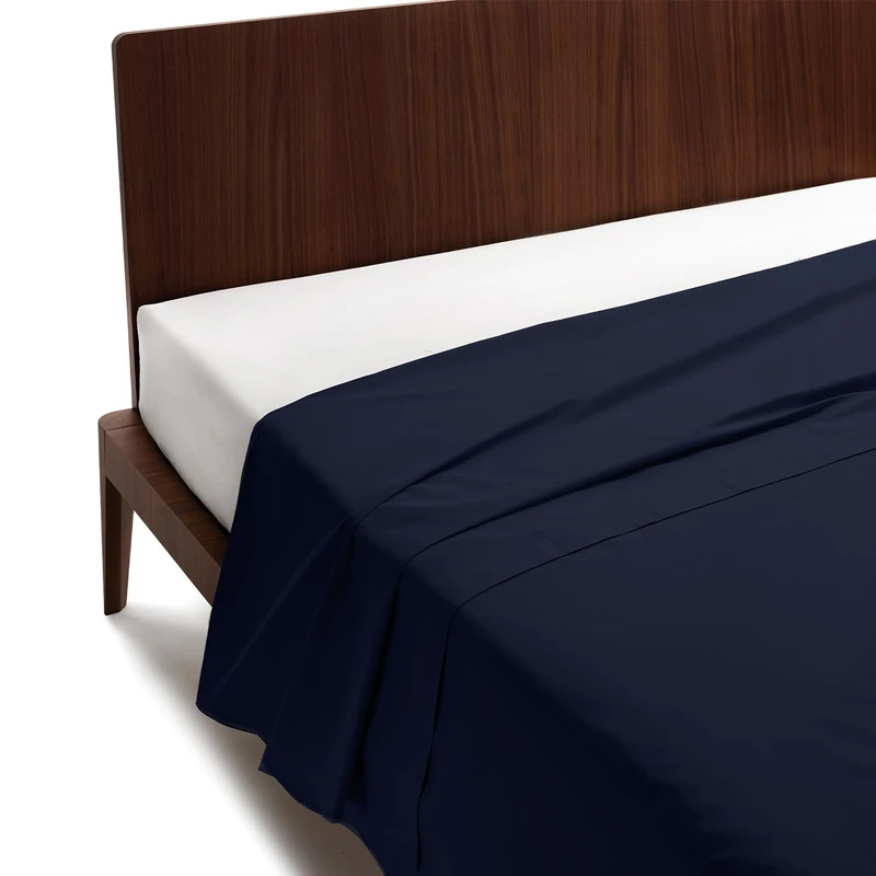 Guzzini Classic – Single Bed Sheets Cotton 160 x 280 cm, 100% Percale OekoTex Certified Fresh and Breathable, Single Bed Sheet for Soft and Durable Bedding