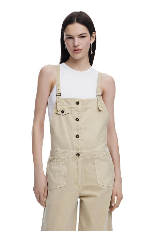 Desigual JUMPSUIT_TIBER, 2044 GRIS MARRON, L