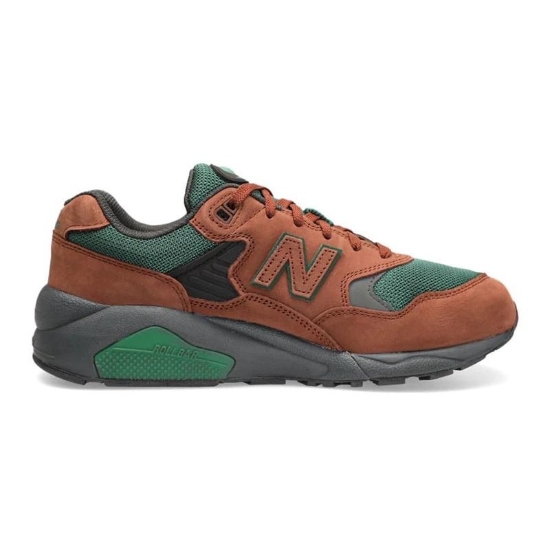 New Balance Men's 580 Sneaker, Mahogany, 9.5 UK
