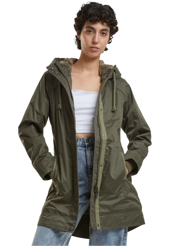 Brandit Women's Savannah Parka, Olive, XL