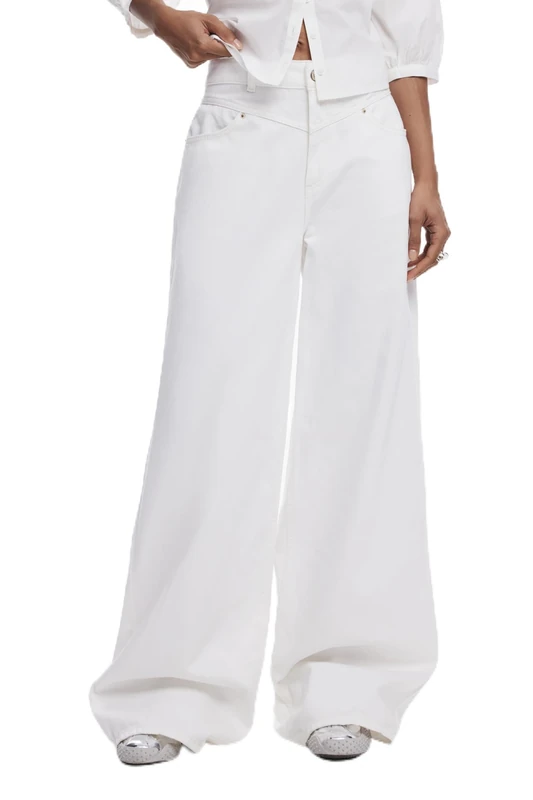 Desigual Denim_Nueva Jersey, 1000 White, 44