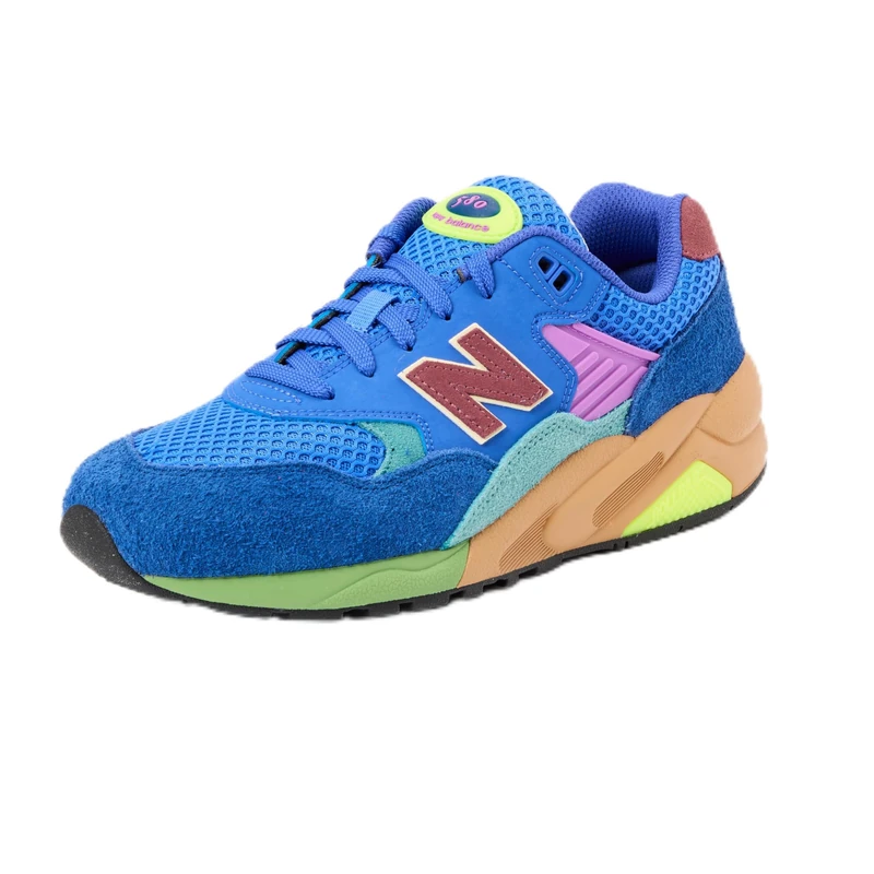 New Balance Men's 580 Sneaker, Atlantic Blue, 8 UK
