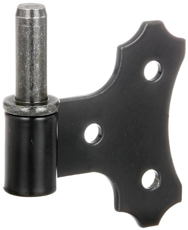 Alberts 863845 Kloben mit Zierplatte Clamp with Decorative Plate, Black