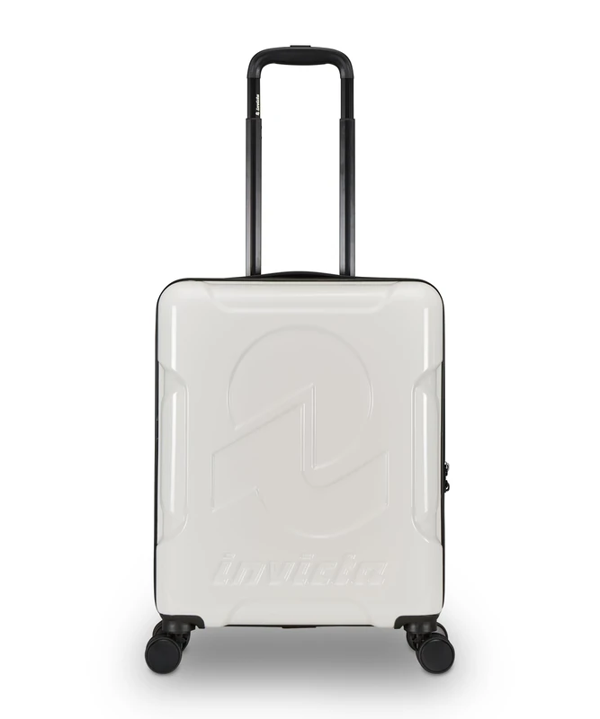 Invicta Trolley Travel - Hand Luggage - White - 33 litres, Rigid Cabin with 4 Swivel Wheels, White, Modern