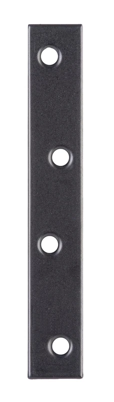 Alberts 825096 Flat Connector - galvanised - Black - Powder-Coated - 100 x 15 x 1.75 mm | Set of 100