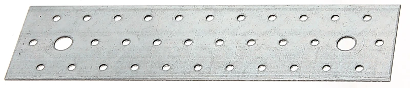 Alberts 820411 Perforated Plate | sendzimir galvanised | 240 x 60 x 2 mm | Set of 25