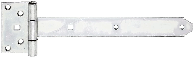 Alberts 844394 Tee Hinge | with Pressed pin | electrogalvanised, Thick-Layer-passivated | Strip 291 x 40 mm | Hinge 103 x 59 mm | Set of 10