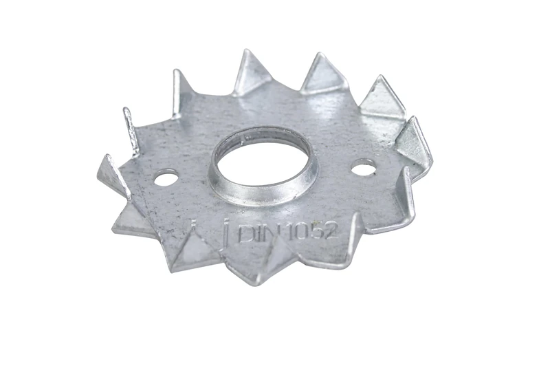 Alberts 836122 Scheibendübel mit Zähnen Disc dowels with Teeth, Silver - Image 1