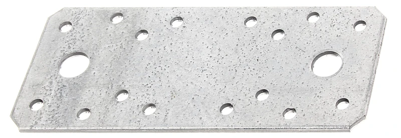 Alberts 849252 Flat Connector | sendzimir galvanised | 133 x 55 mm | Set of 60 - Image 1