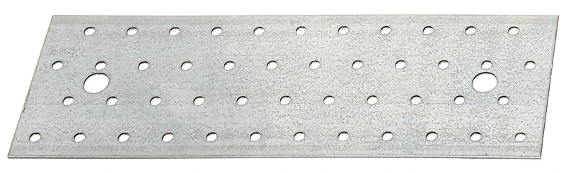 Alberts 820428 Lochplatte Perforated Plate, Silver