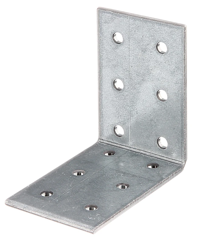 Alberts 820251 Perforated Plate Angle | sendzimir galvanised | 60 x 60 x 40 mm | Set of 50 - Image 1