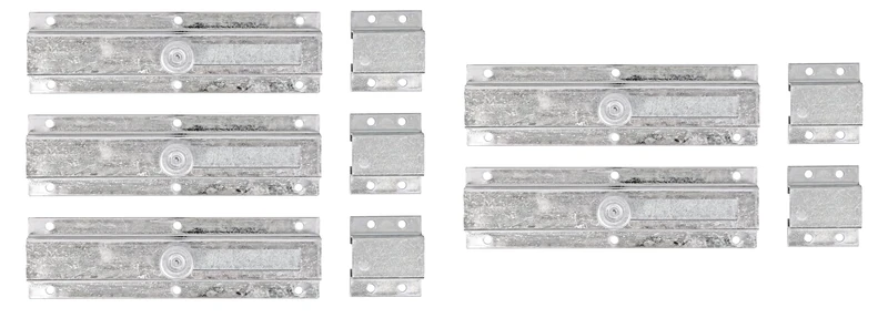 Alberts 835675 Türriegel Door Latch, Silver