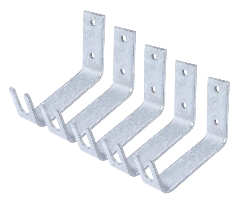 Alberts 855789 Fahrrad-Wandhalter Bicycle Wall Mount, Silver