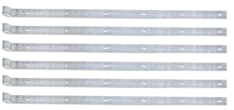 Alberts 862442 Shutter Strap | in Different Versions | galvanised Blue | roll Ø14 mm | Size 800 x 35 mm | Set of 6