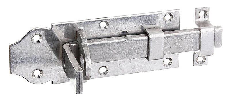 Alberts 841010 Schlossriegel Lock Latch, Silver