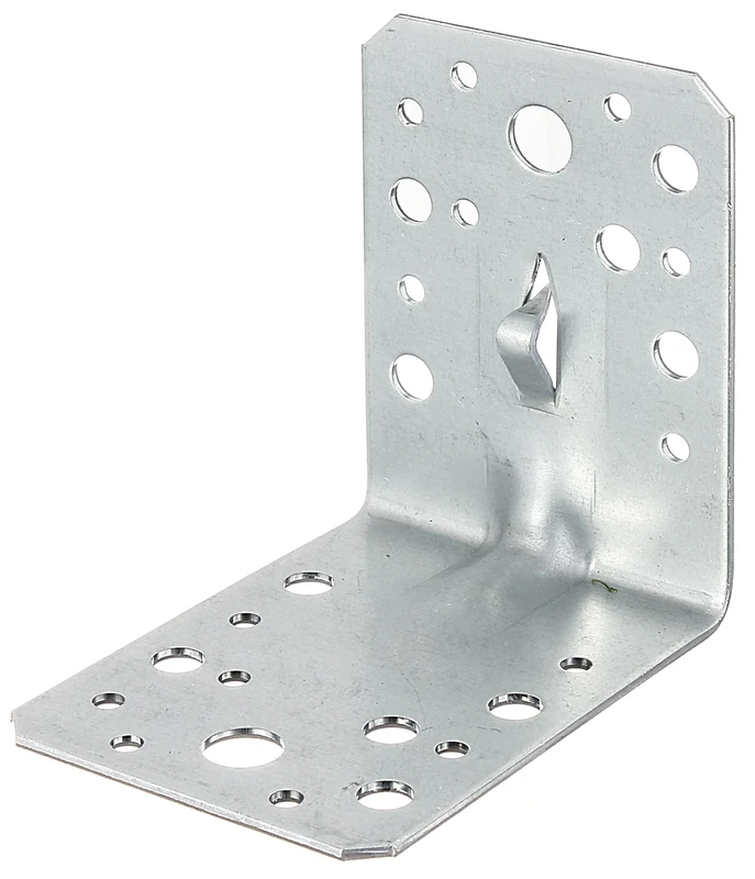 Alberts 835514 Angle Connector | sendzimir galvanised | 90 x 90 x 65 mm | Set of 25 - Image 1
