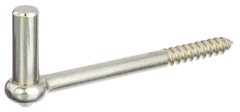 Alberts 844776 Clamp for screwing in | J-Hook, with Cut Thread | galvanised, Thick-Film passivated | Backset Ø16 mm | Length 165 mm | Set of 10