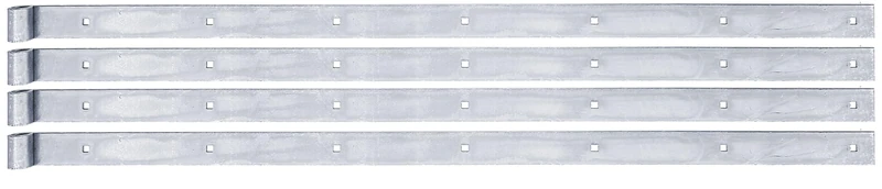 Alberts 862459 Shutter Strap | in Various Designs | galvanised Blue | roll Ø16 mm | Size 1000 x 40 mm | Set of 4