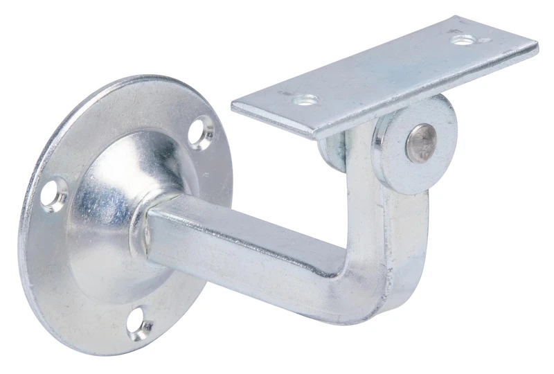 Alberts 855956 Handrail Support | for mounting on the wall, Support Adjustable | to Screw on | Support Straight | galvanised | Set of 10