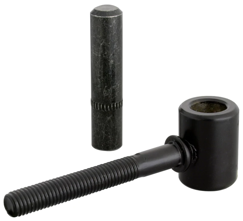 Alberts 864491 Clamp for screwing in | galvanised Blue | Backset Ø16 mm | Length 125 mm | Set of 10