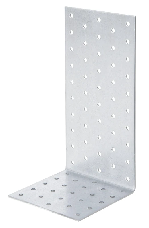 Alberts 820602 Lochplattenwinkel Perforated Plate Angle, Silver