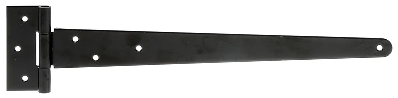 Alberts 829940 Tee Hinge | Black dip Coating | Strip 397 x 46 mm | Hinge 90 x 40 mm | Set of 10 - Image 1