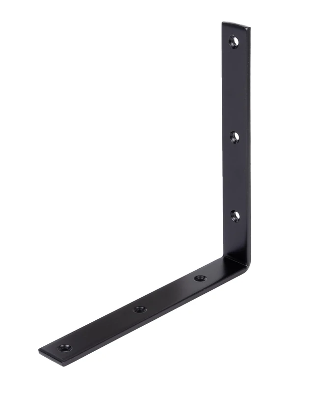 Alberts 824792 Joist Hanger Angle Bracket - Black - Powder-Coated - 200 x 200 x 26 x 5 mm | Set of 25
