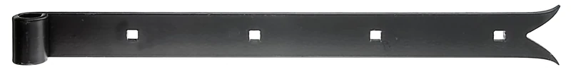 Alberts 862763 Shutter Hinge | in Different Designs | Black | roll Ø14 mm | Size 400 x 35 mm | Set of 10