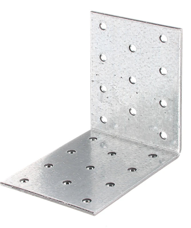 Alberts 820299 Lochplattenwinkel Perforated Plate Angle, Silver