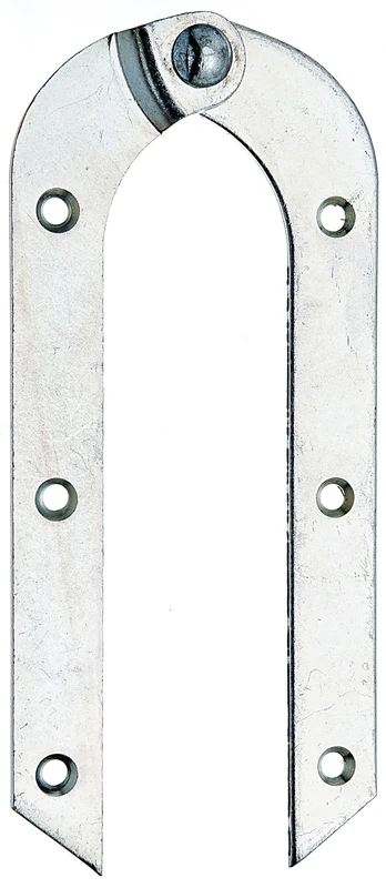 Alberts 860172 Ladder Hinge | Curved | galvanised | Size 200 x 21 mm | Set of 10