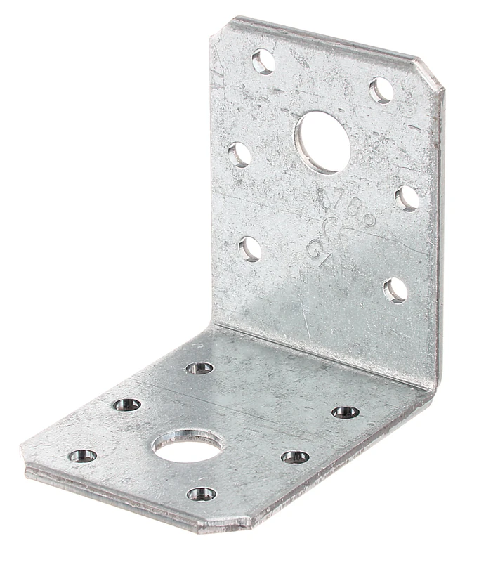 Alberts 835453 Angle Connector | sendzimir galvanised | 60 x 60 x 45 mm | Set of 50 - Image 1