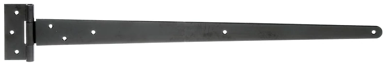 Alberts 829964 Tee Hinge | Black dip Coating | Strip 596 x 48 mm | Hinge 90 x 40 mm | Set of 10 - Image 1