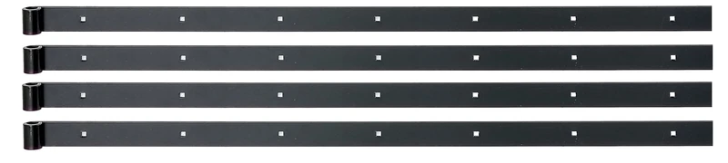 Alberts 862701 Shutter Tape | in Various Designs | Black | roll Ø14 mm | Size 1000 x 40 mm | Set of 4