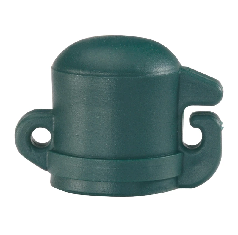 Alberts 866365 Post Cap for Universal Posts | PVC, Green | for Post Ø 16 mm | Set of 100 - Image 1