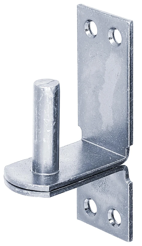Alberts 823788 Hook on Plate | in Designs with DI or DII Hook | electrogalvanised Blue | Backset Ø16 mm | Plate 113 x 40 mm | Set of 10