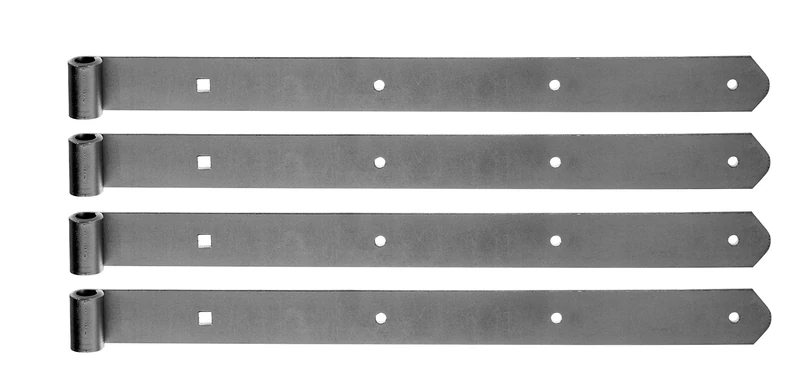 Alberts 845124 Shutter Hinge | in Different Designs | Stainless Steel | roll Ø13 mm | Size 400 x 40 mm | Set of 4 - Image 1