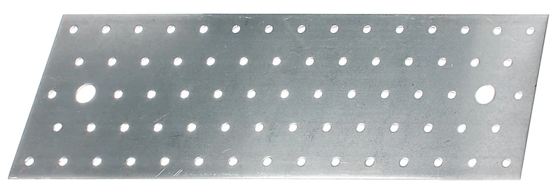 Alberts 820435 Lochplatte Perforated Plate, Silver