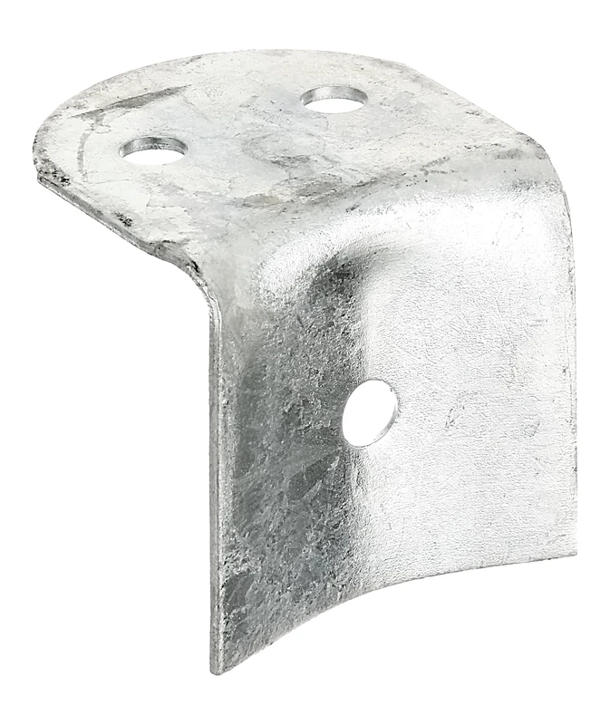 Alberts 867225 Fence Bolt Fitting | hot-dip galvanised | for Posts and Half-Round Fence Bolts Ø100 mm | 70 x 65 x 70 mm | Set of 10
