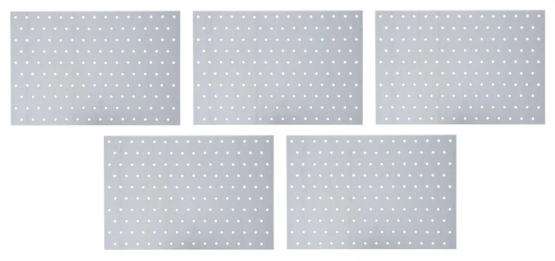Alberts 820831 Perforated Plate | sendzimir galvanised | 300 x 200 mm | Set of 5