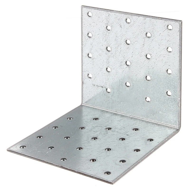 Alberts 820312 Lochplattenwinkel Perforated Plate Angle, Silver