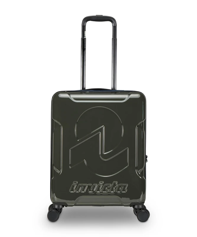 Invicta Trolley Travel - Hand Luggage - Grey - 33 litres, Rigid Cabin with 4 Swivel Wheels, Grey, Modern