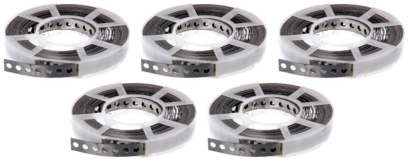 Alberts 851910 Lochband Perforated Tape, Silver