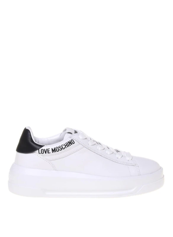 Love Moschino Women's Polja15525g0mia110a37 Gymnastics Shoe, White, 5 UK