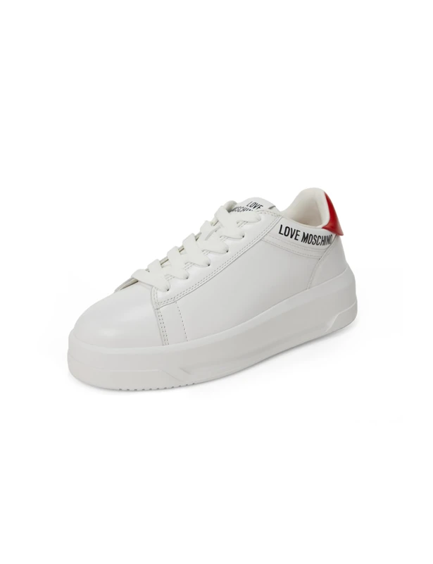 Love Moschino Women Polja15525g0mia110f38 Sneaker, White, 6 UK