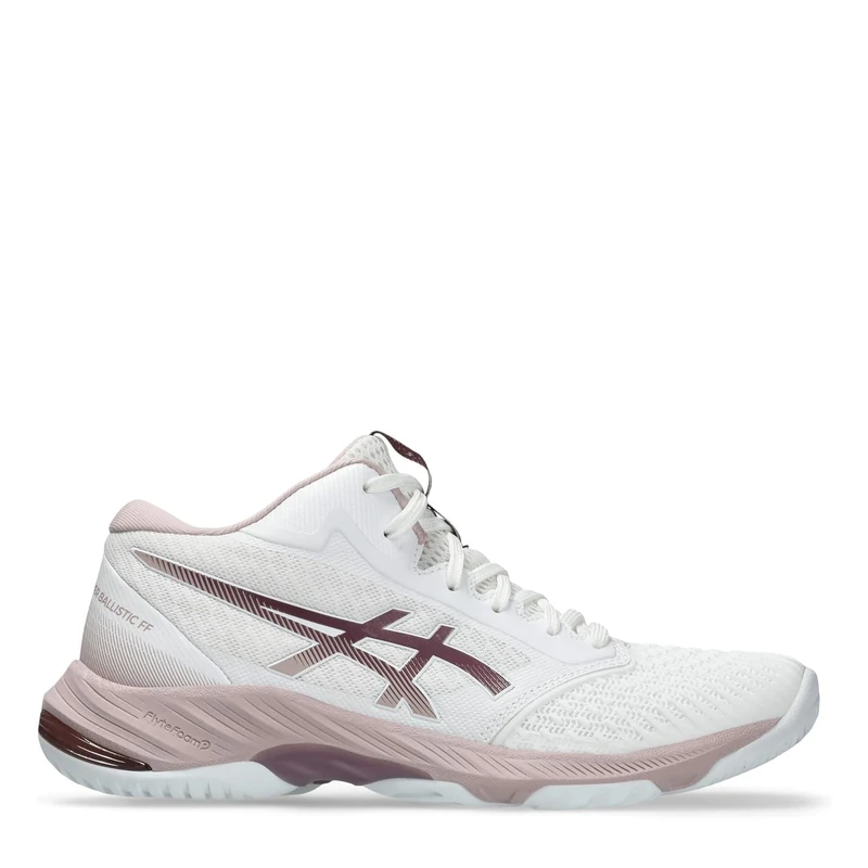 ASICS Girls Netburner Ballistic Ff Mt 3 Sneaker, White Watershed Rose, 6.5 UK