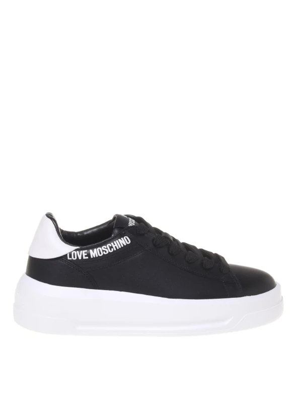 Love Moschino Women Polja15525g0mia100a39 Sneaker, Black, 7 UK