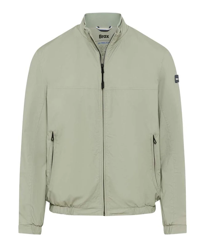 Brax Calvin Men's Style Ultra Light Cotton Jacket, 37 Avocado, XXL