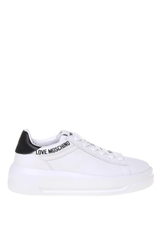 Love Moschino Women Polja15525g0mia110a40 Sneaker, White, 8 UK