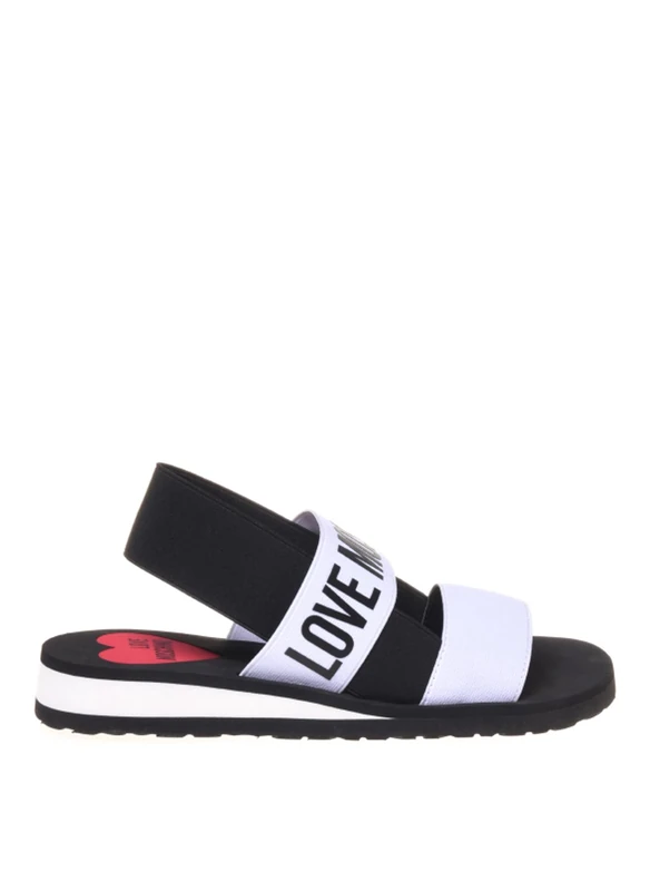 Love Moschino Women's Polja16033g0mjn410a Sandal, White, 4 UK
